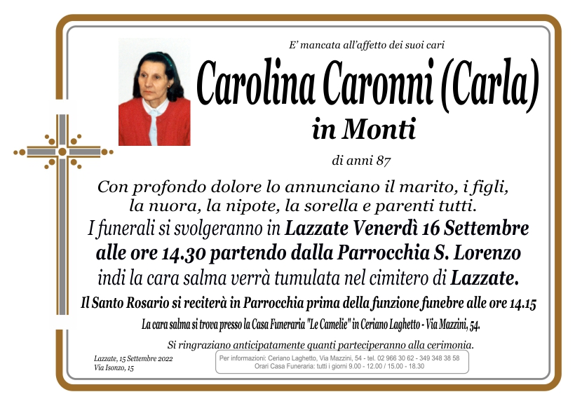 Caronni Carolina (Carla)